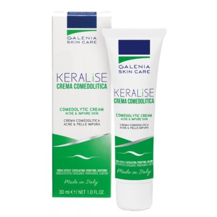 Keralise Crema Comedolitica per Acne e Pelle Impura con Acido Glicolico 6% 30 ml - Galenia Biotecnologie