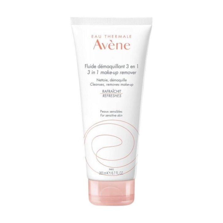 Avène Fluido Struccante 3 in 1 Detergente e Lenitivo per Pelli Sensibili 200ml - Avène