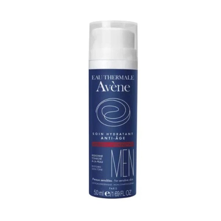 Avène Homme Trattamento Idratante Anti-Età per Uomo Pelle Sensibile 50ml - Avène