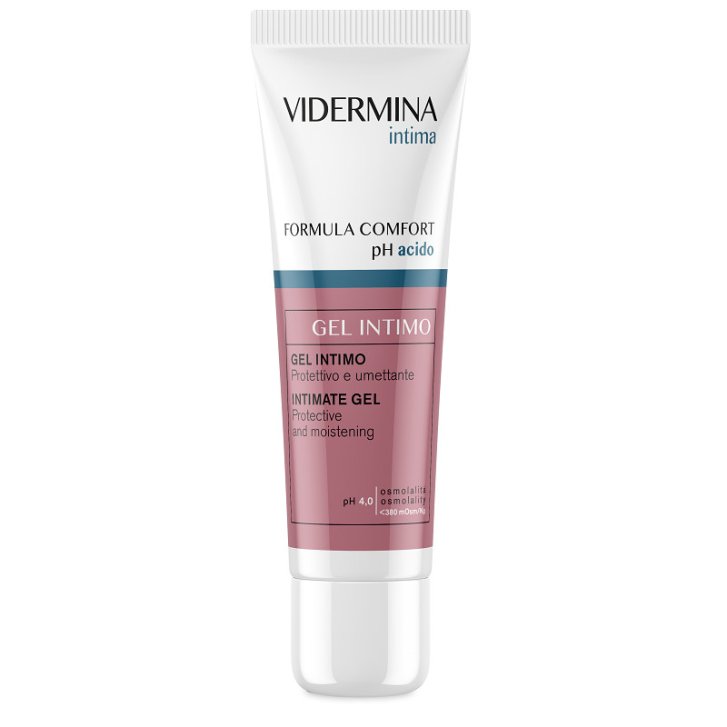 Vidermina Gel Intimo Idratante con Acido Ialuronico Senza Profumo 30ml - Vidermina