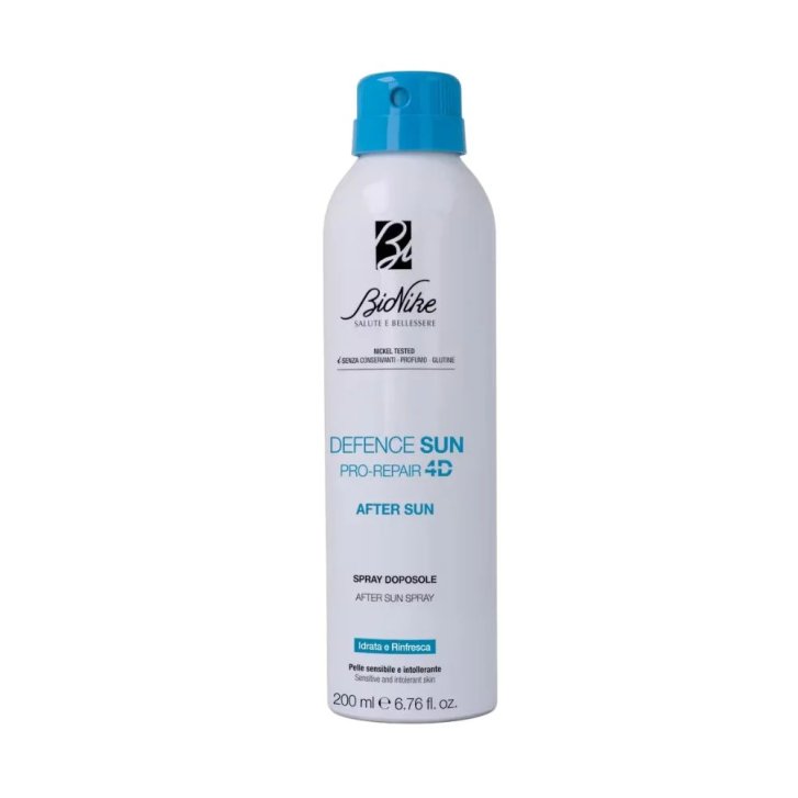 Defence Sun Spray Doposole Rinfrescante Lenitivo e Riparatore per Pelli Sensibili 200 ml - Bionike