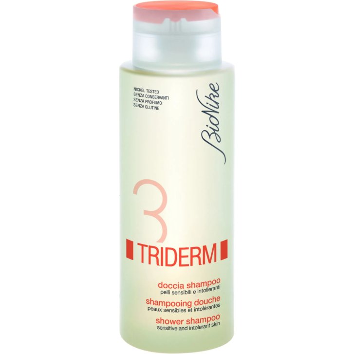 Triderm Doccia Shampoo Detergente per Pelle Sensibile Senza Profumo e Conservanti 400ml - Bionike