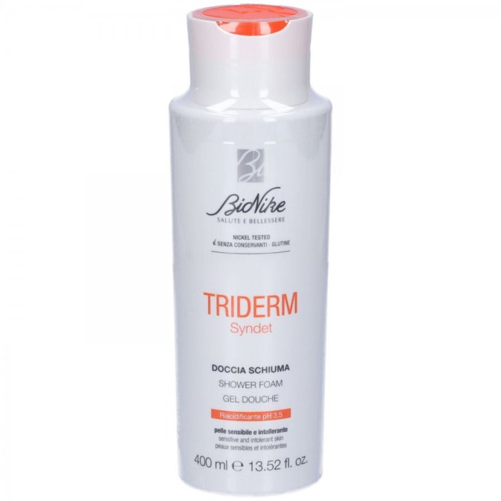 Triderm Doccia Schiuma Syndet pH 3,5 Pelli Sensibili 400ml - Bionike