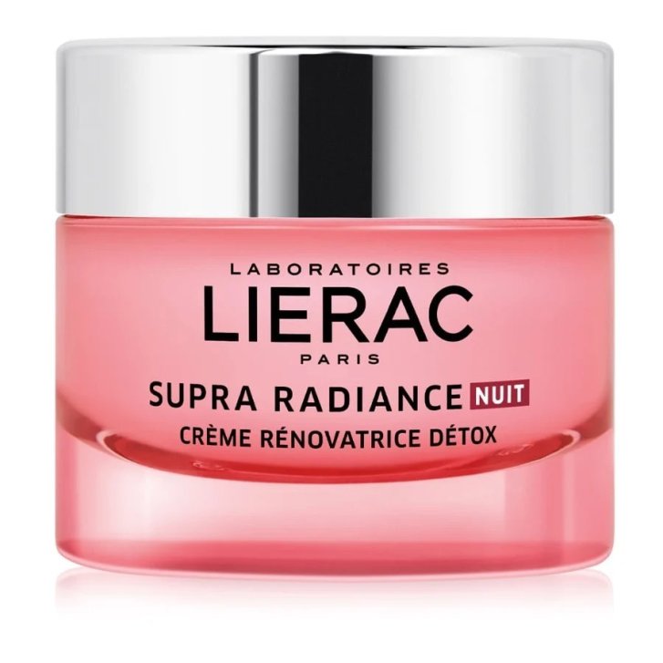 Supra Radiance Crema Viso Detox Antirughe Rinnovatrice Notte 50ml - Lierac