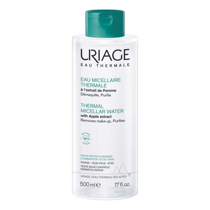 Uriage Eau Micellaire Thermale Acqua Micellare Detergente Struccante Pelli Miste e Grasse 500 ml - Uriage