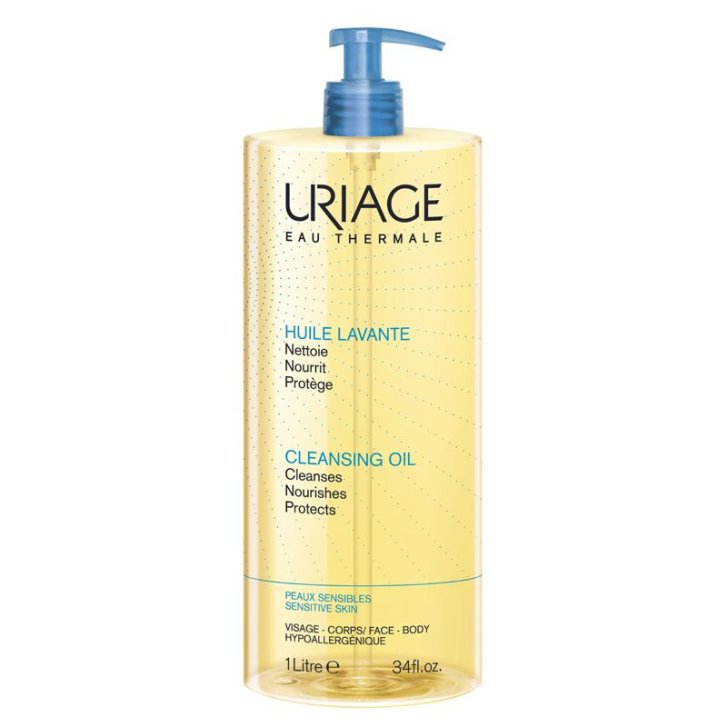 Uriage Olio Lavante Detergente Idratante Senza Sapone Ipoallergenico Pelle Sensibile 1L - Uriage