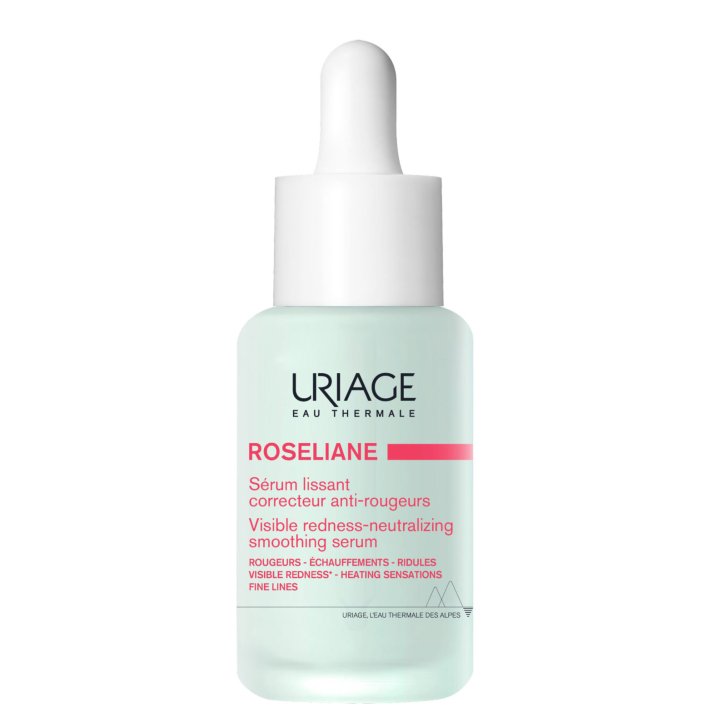 Uriage Roseliane Siero Viso Correttore Anti-Rossori per Pelli Sensibili e Couperose 30ml - Uriage