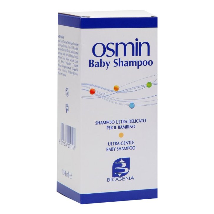 Osmin Baby Shampoo Ultradelicato con Miele e Malva per Bambini 150ml - Biogena