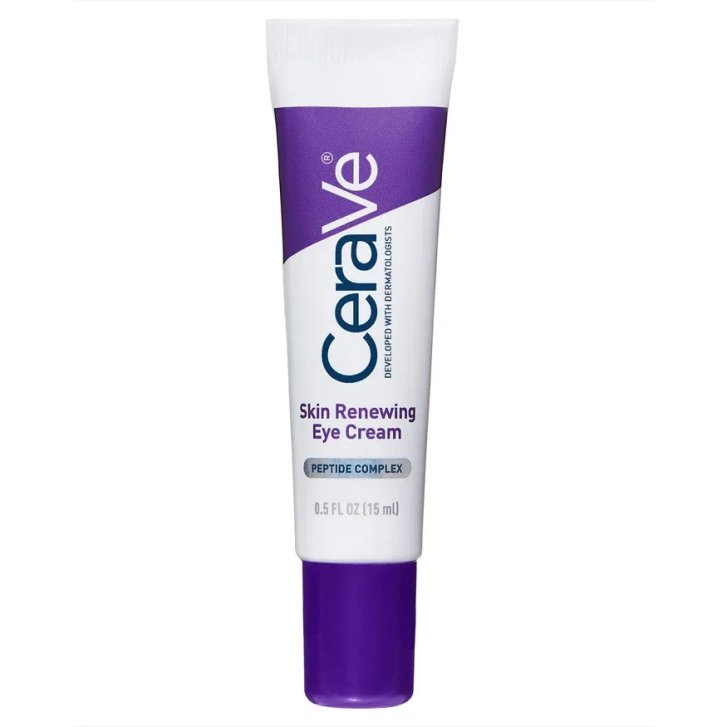 CeraVe Skin Renewing Crema Contorno Occhi Antirughe con Ceramidi e Caffeina 15 ml - CeraVe