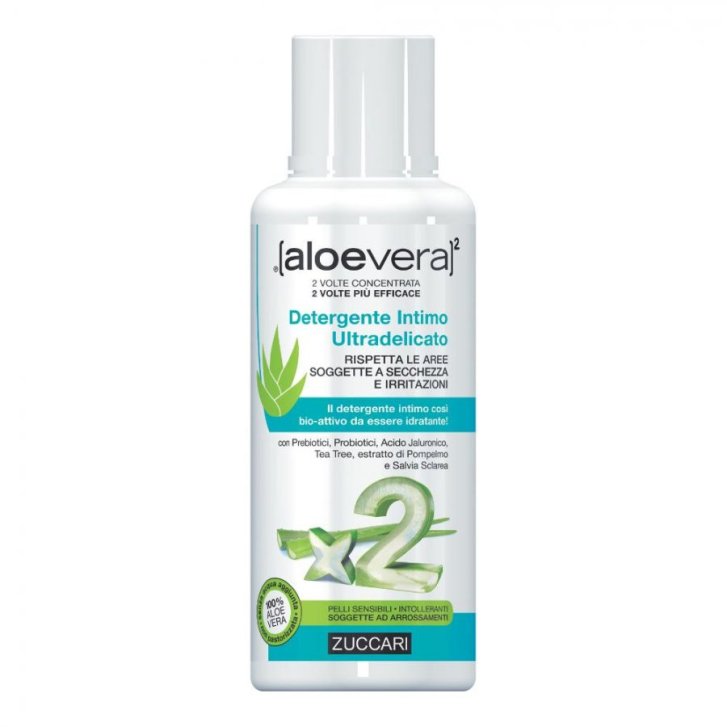 Aloevera2 Detergente Intimo Ultradelicato con Aloe Vera Concentrata 250 ml - ZUCCARI