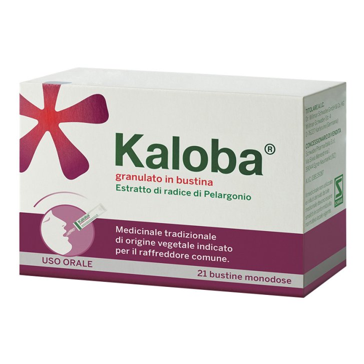 Kaloba Granulato per Soluzione Orale Raffreddore Comune con Estratto di Pelargonium sidoides 21 Bustine 800 mg - Kaloba Kaloba Granulato per Soluzione Orale Raffreddore Comune con Estratto di Pelargonium sidoides 21 Bustine 800 mg - Kaloba