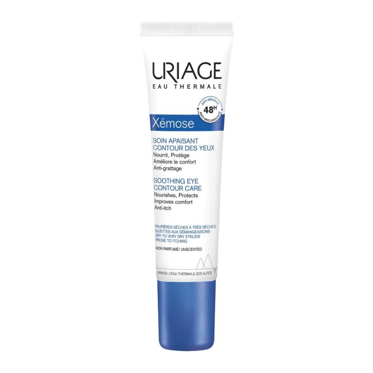 Uriage Xémose Contorno Occhi Trattamento Lenitivo Palpebrale con Acido Ialuronico 15ml - Uriage