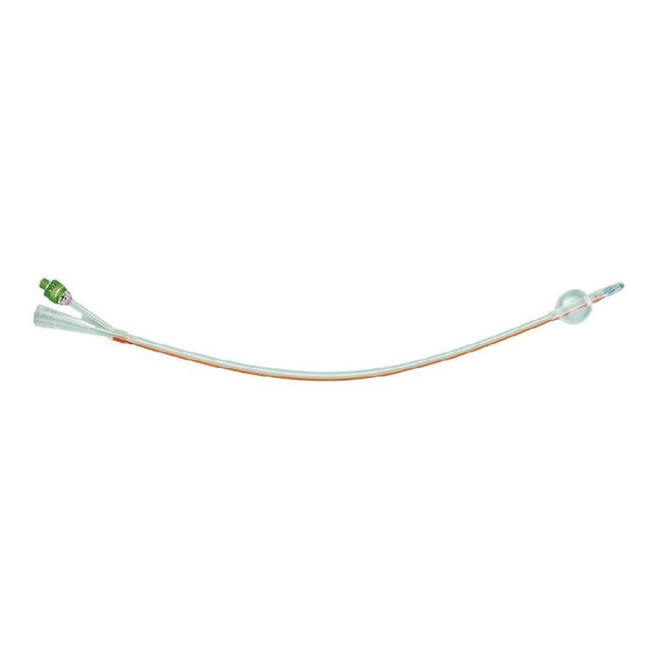 Comfort Catetere Foley in Silicone Trasparente a 2 Vie con Scanalatura Ch20 6,66mm Lunghezza 40cm - Safety