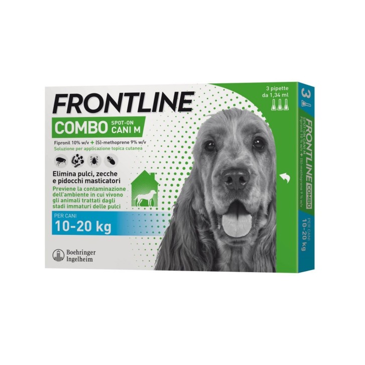 Frontline Combo Cani 3 Pipette 10-20 kg