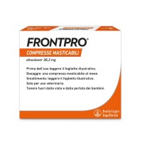 FRONTPRO 3 compresse masticabili 28,3 mg per cani da 4 a 10 kg