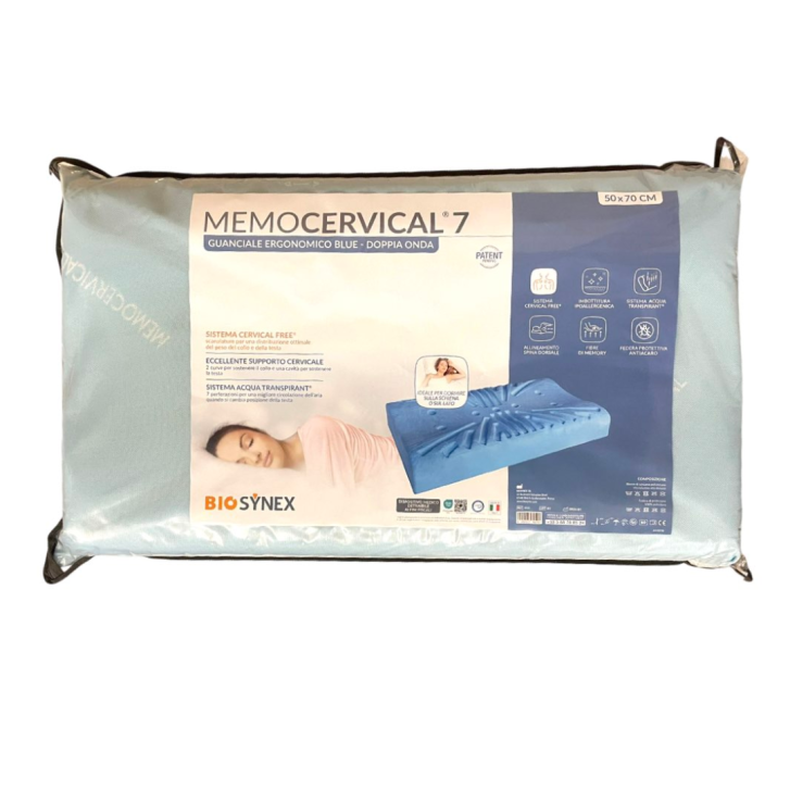 GUANCIALE MEMOCERVICAL 7 MODELLO DOPPIA ONDA BIGIXPHARMA