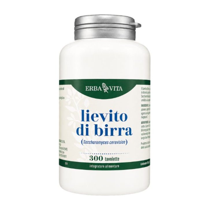 Lievito di Birra Integratore Alimentare 300 Tavolette - Erba Vita