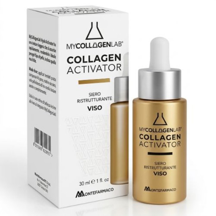Mycollagenlab Mycol Collagen Activator Siero Viso Anti-Rughe con Peptidi Pro-Collagene 30 ml - Mycollagenlab