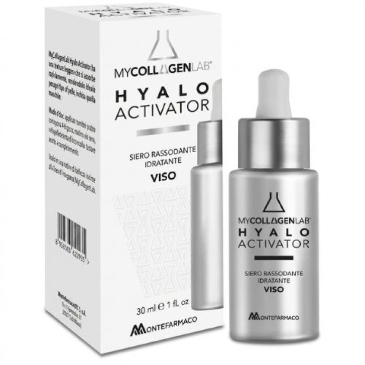 Mycollagenlab Hyalo Activator Siero Rassodante Viso con Acido Ialuronico Multimolecolare 30 ml - Montefarmaco