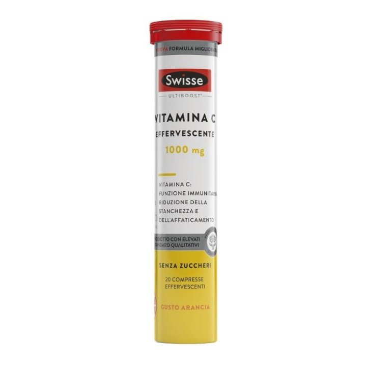 Vitamina C Effervescente Integratore Sistema Immunitario 20 Compresse - Swisse