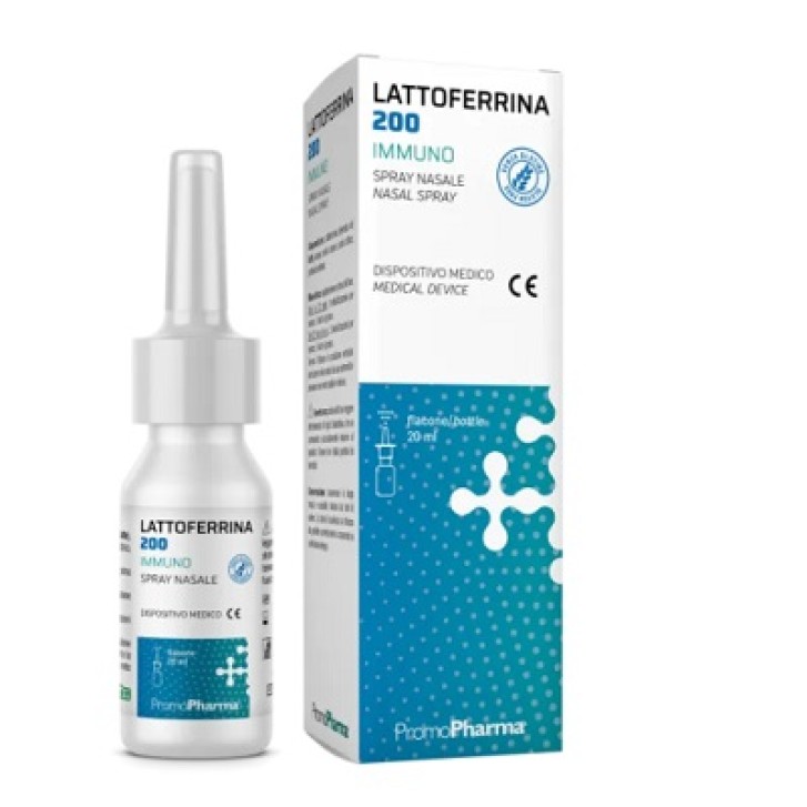 Promopharma Lattoferrina 200 Immuno spray nasale 20 ml