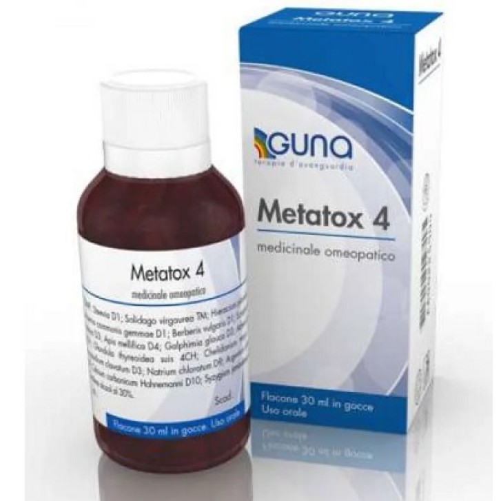 Guna Metatox 4 medicinale omeopatico gocce 30 ml