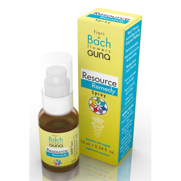 Guna Fiori di Bach Resource Remedy prodotto omeopatico per ansia spray 10 ml