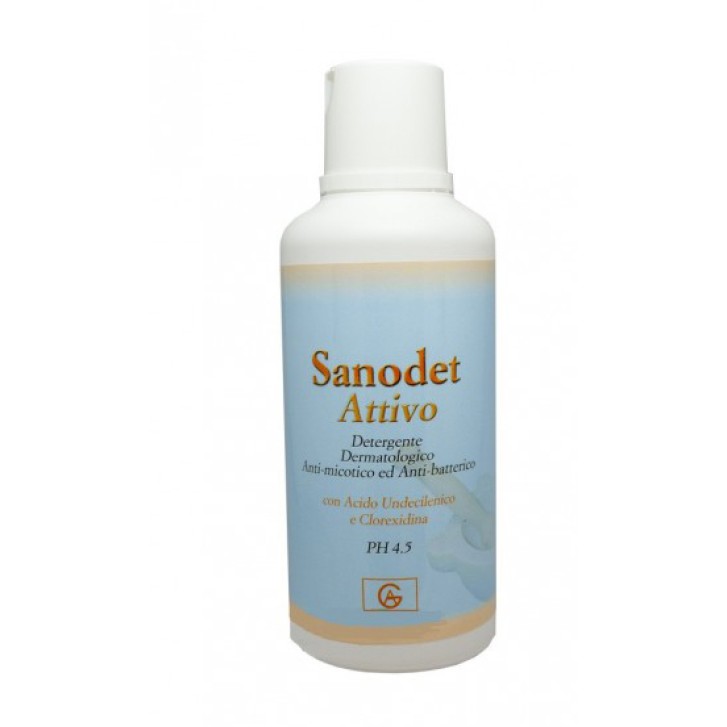 Sanodet Attivo Shampoo Doccia viso corpo e capelli 500 ml