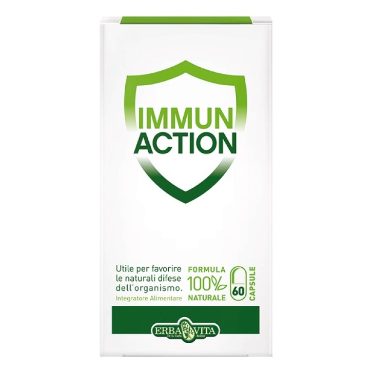 Erba Vita Immun Action Integratore Difese Immunitarie 60 Capsule