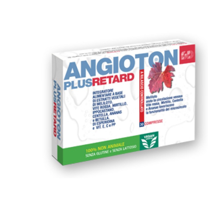Angioton Plus Retard integratore per gambe e cellulite 30 compresse