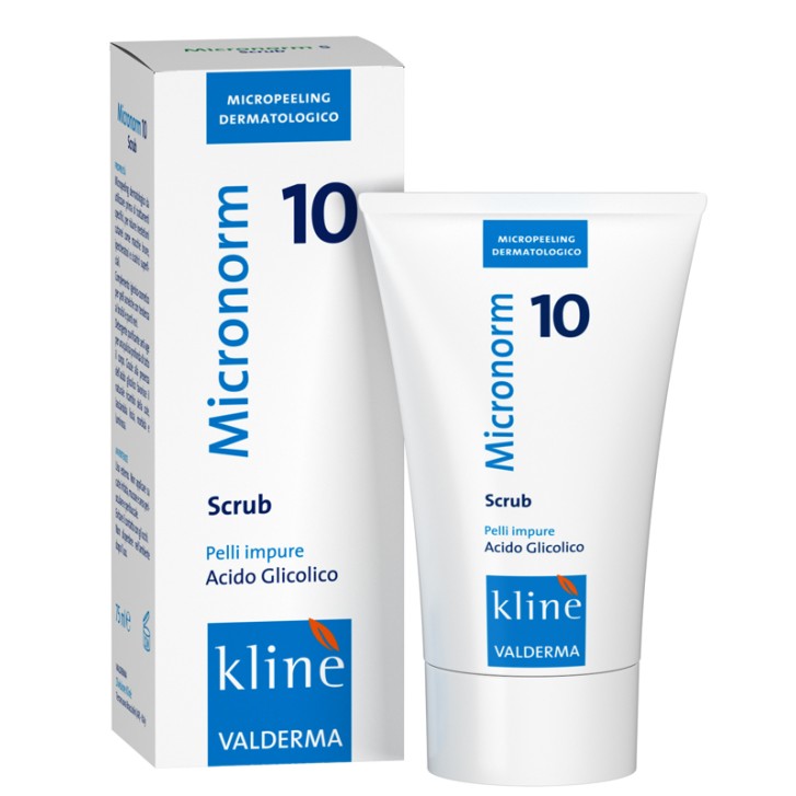 Micronorm 10 scrub detergente per l'acne 75 Ml