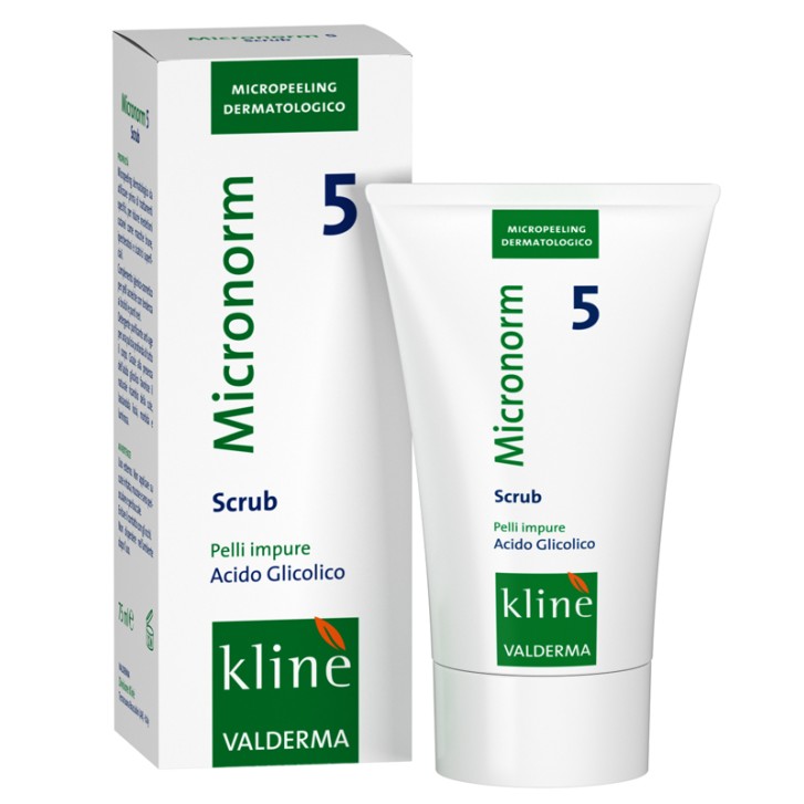 Micronorm Glico Scrub 5 Detergente per l'acne 75 ml