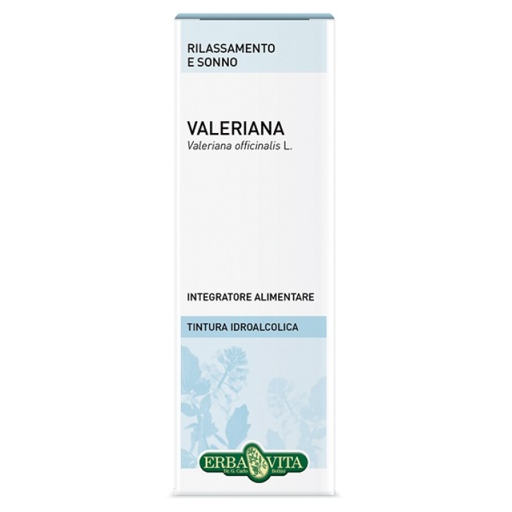 ErbaVita Tintura Idroalcolica Valeriana Integratore rilassamento 50ml