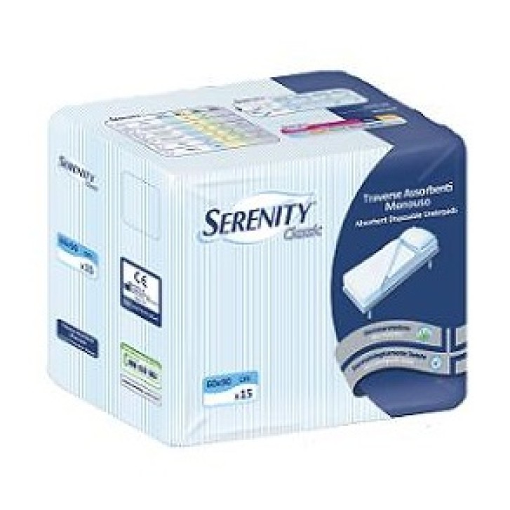 Serenity traversa Classic salvamaterasso per incontinenza 80x180 - 30 Pezzi
