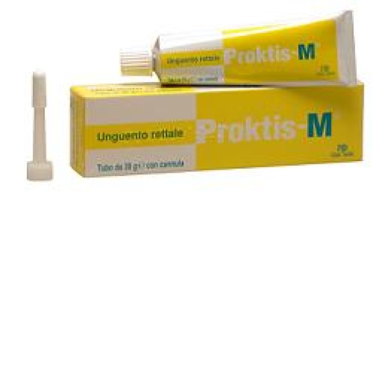Proktis-M Plus unguento per emorroidi 30 Gr con cannula