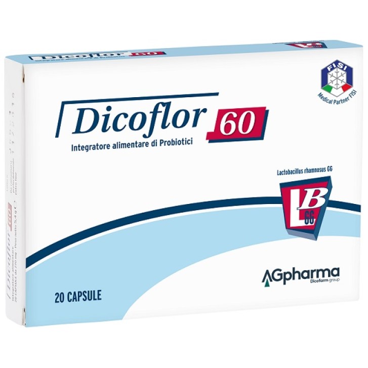 Dicoflor 60 integratore per la flora intestinale 20 capsule