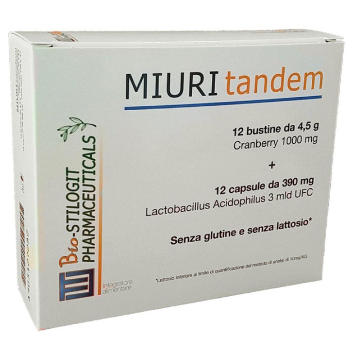 Miuri Tandem trattamento antinfiammatorio apparato genito-urinario 12 bustine + 12 capsule