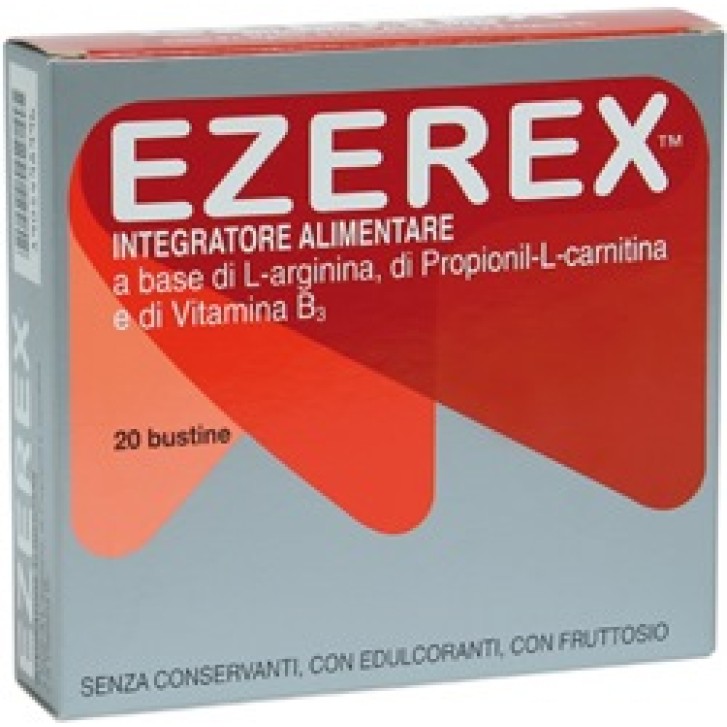 Ezerex Integratore con arginina e carnitina 20 bustine