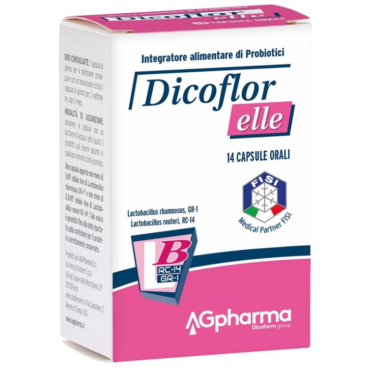 Dicoflor Elle integratore di probiotici 14 capsule