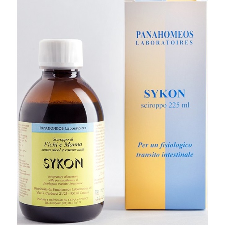 Sykon sciroppo 100% naturale a base di estratti di piante 225 Ml