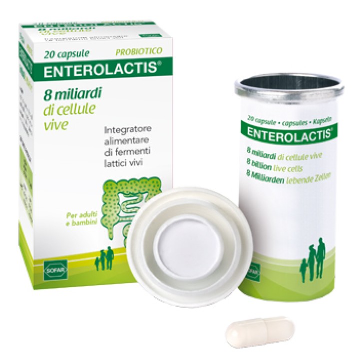 Enterolactis Integratore probiotico intestinale 20 capsule