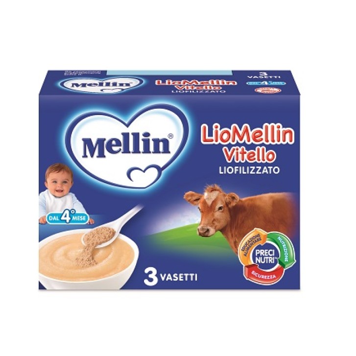 Mellin Liomellin Liofilizzato di Vitello  3X10 gr