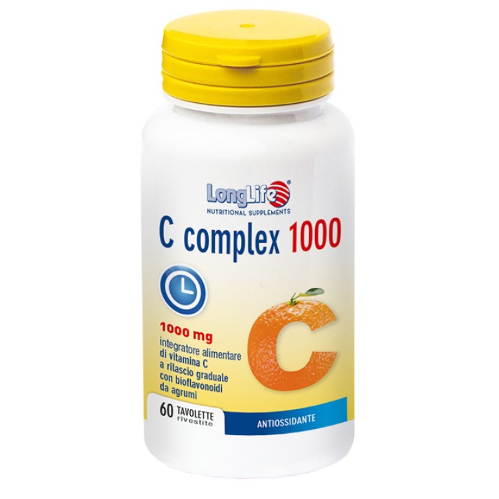 LongLife C Complex 1000 Integratore Vitamina C Rilascio Graduale 60 Tavolette