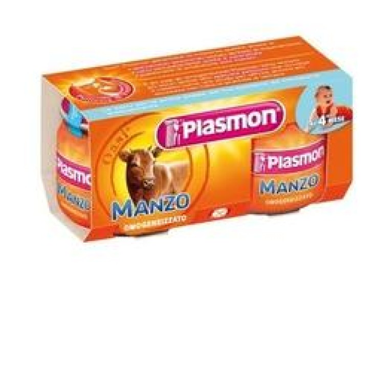 Plasmon Omogeneizzato di Manzo 2 X 120 gr