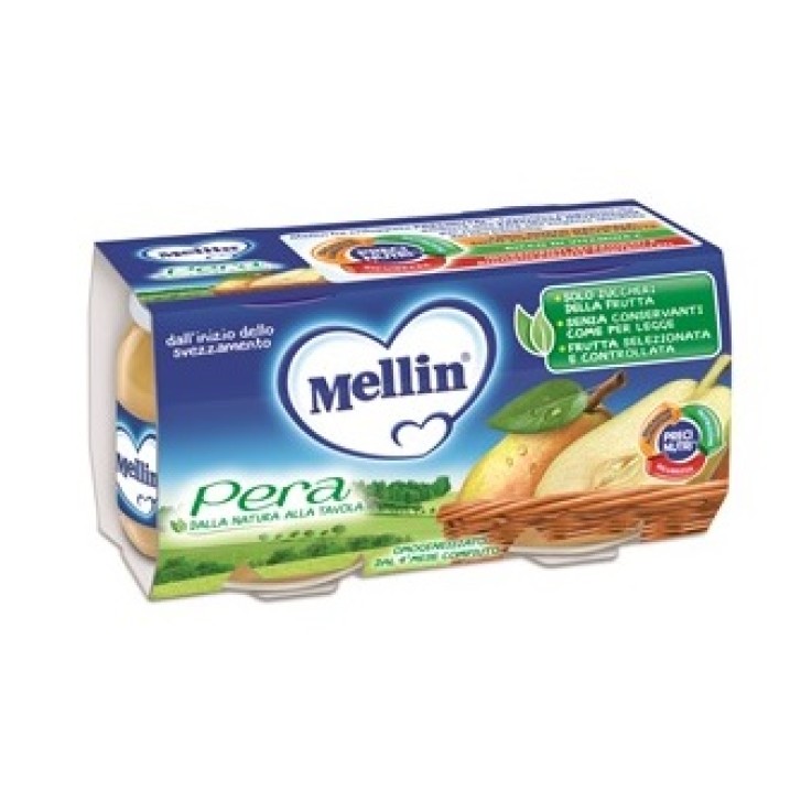 Mellin Omogeneizzato di pera 2X100 gr