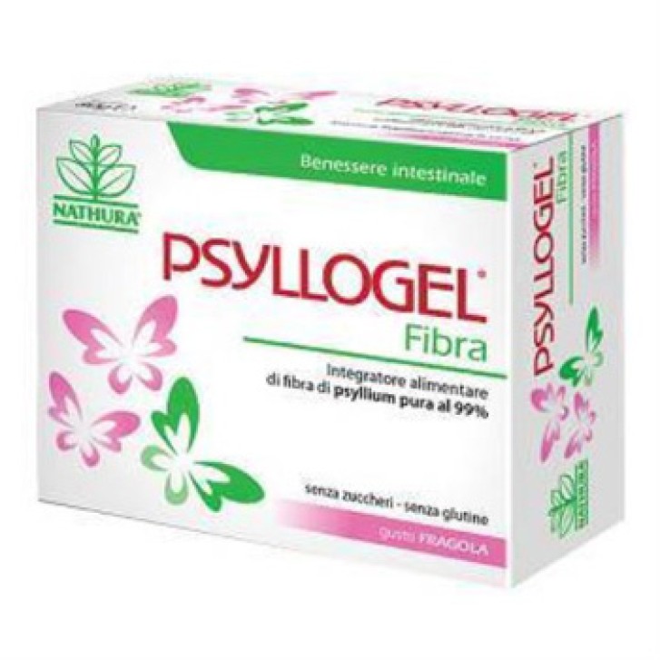 Psyllogel Fibra integratore per il benessere intestinale gusto fragola 20 bustine