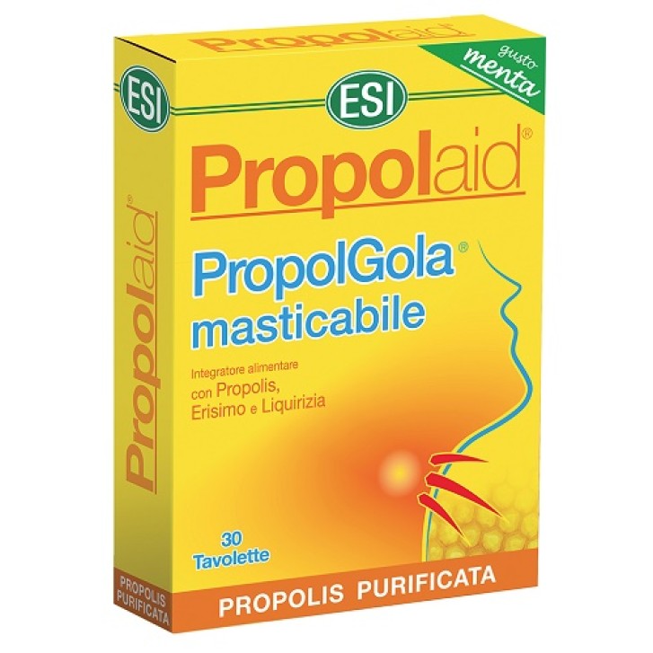 Esi Propolaid PropolGola masticabile menta 30 tavolette