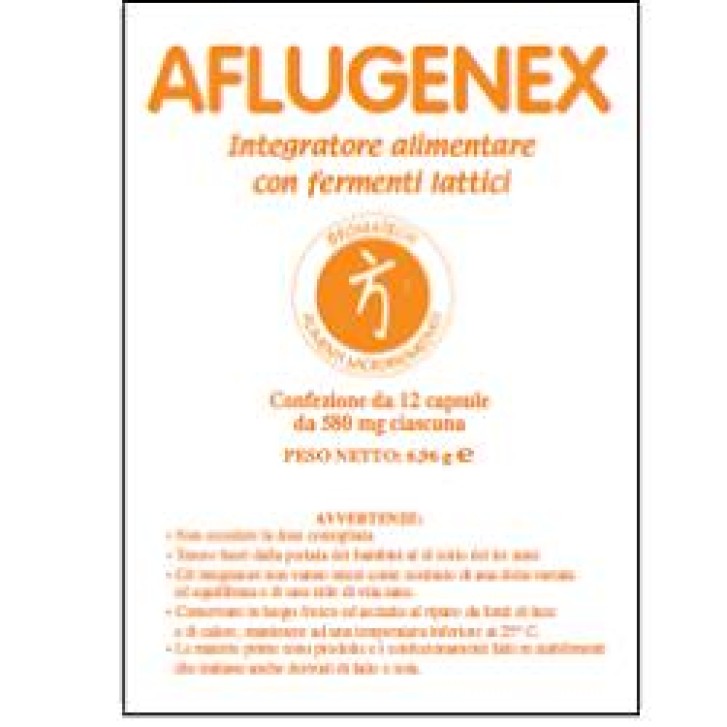 Aflugenex Integratore con fermenti lattici 12 capsule