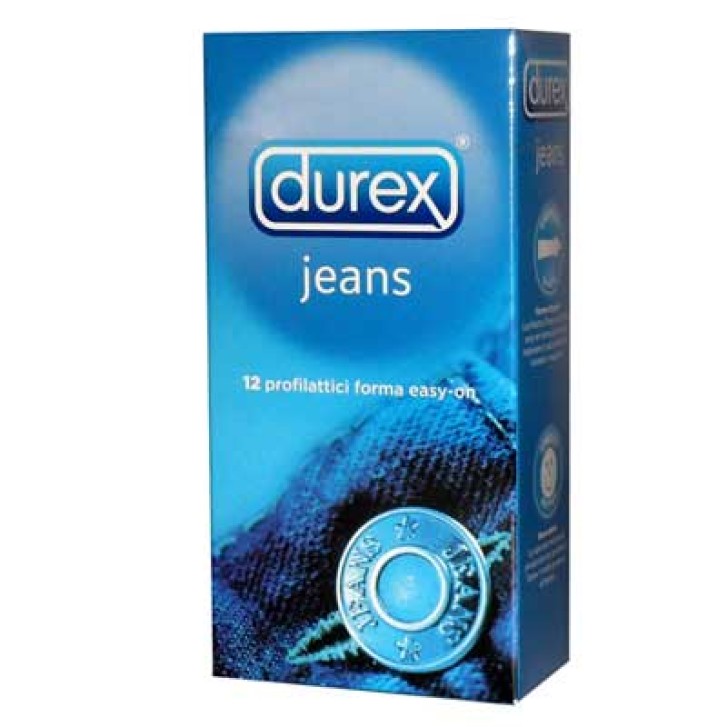 Durex Jeans preservativi Easy-On 12 Pezzi