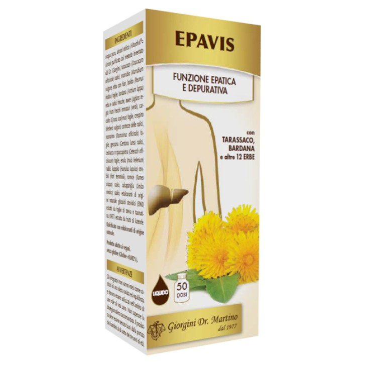 Epavis Liquido Alcoolico Integratore Epatico 500 ml